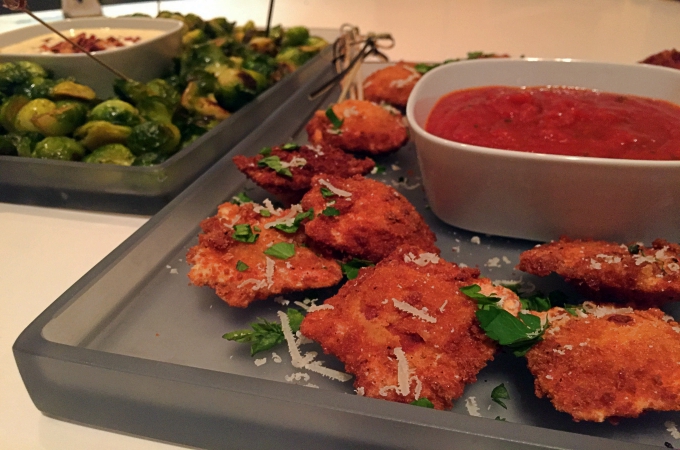 Cooking Club Holiday Appetizers Fried Ravioli