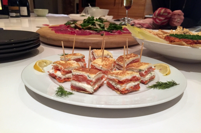 Cooking Club Holiday Appetizers Smoked Salmon Bites